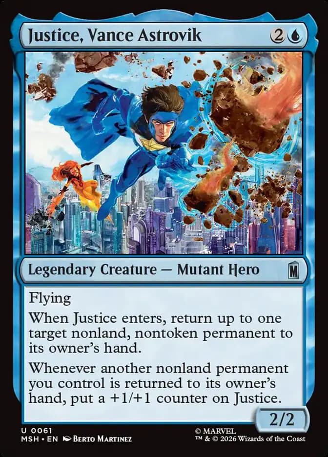 Card image of Justice, Vance Astrovik