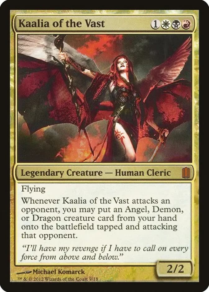 Card image of Kaalia of the Vast