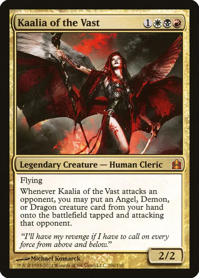 Card image of Kaalia of the Vast