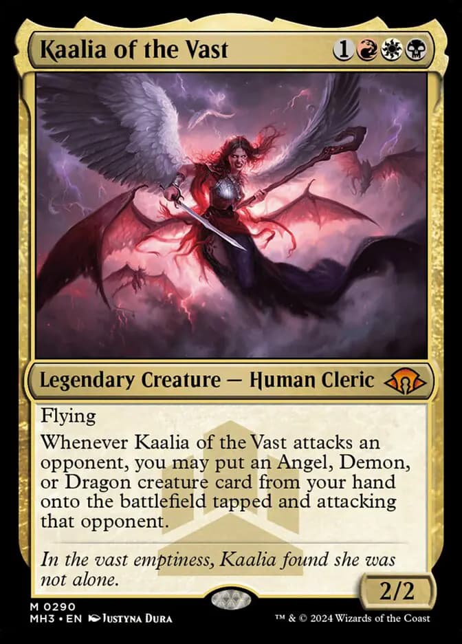 Card image of Kaalia of the Vast