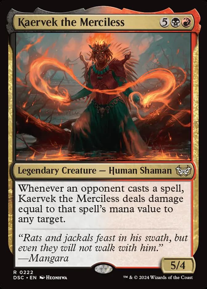 Card image of Kaervek the Merciless