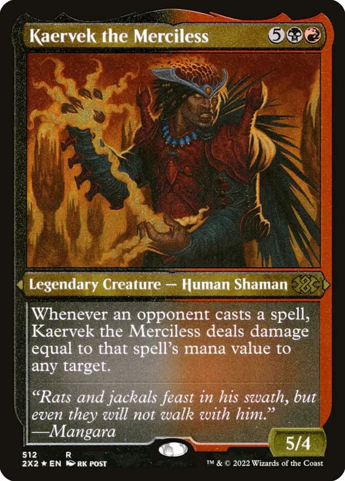 Card image of Kaervek the Merciless