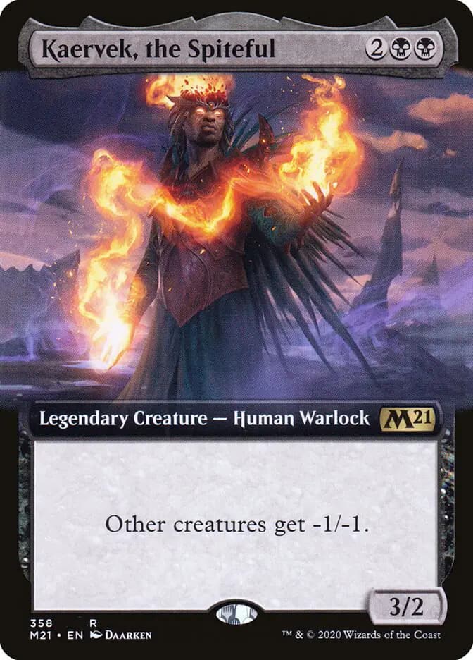 Card image of Kaervek, the Spiteful