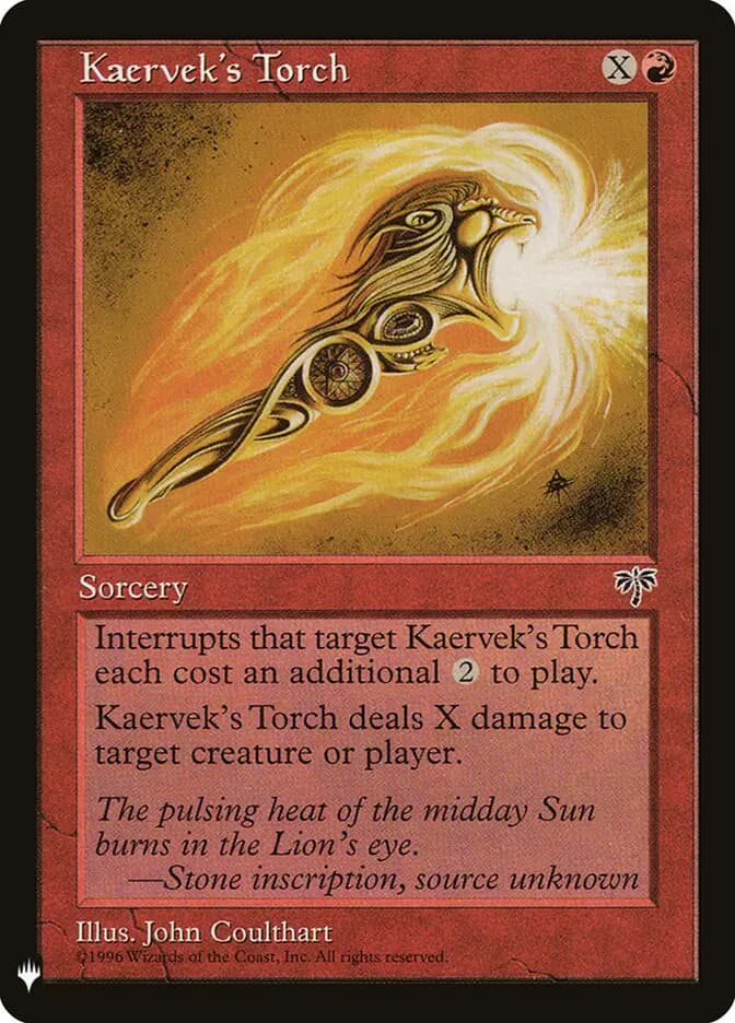 Card image of Kaervek's Torch