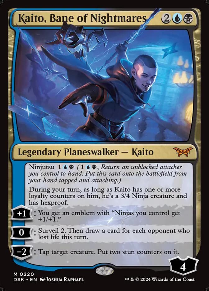 Card image of Kaito, Bane of Nightmares
