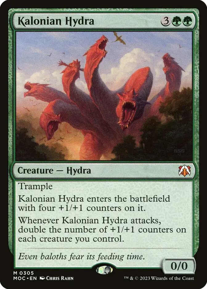Card image of Kalonian Hydra