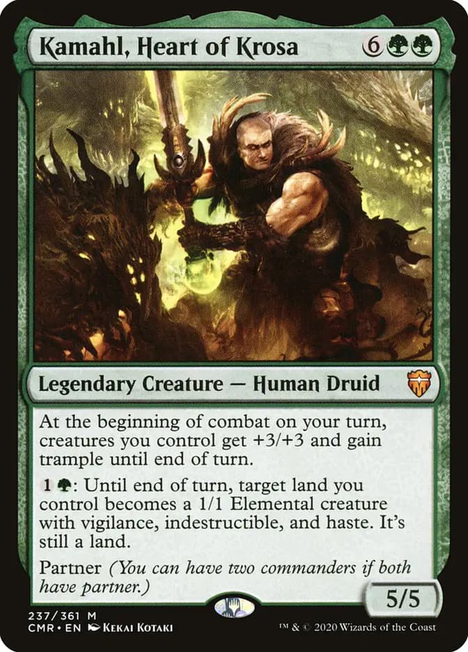 Card image of Kamahl, Heart of Krosa