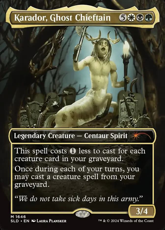 Card image of Karador, Ghost Chieftain