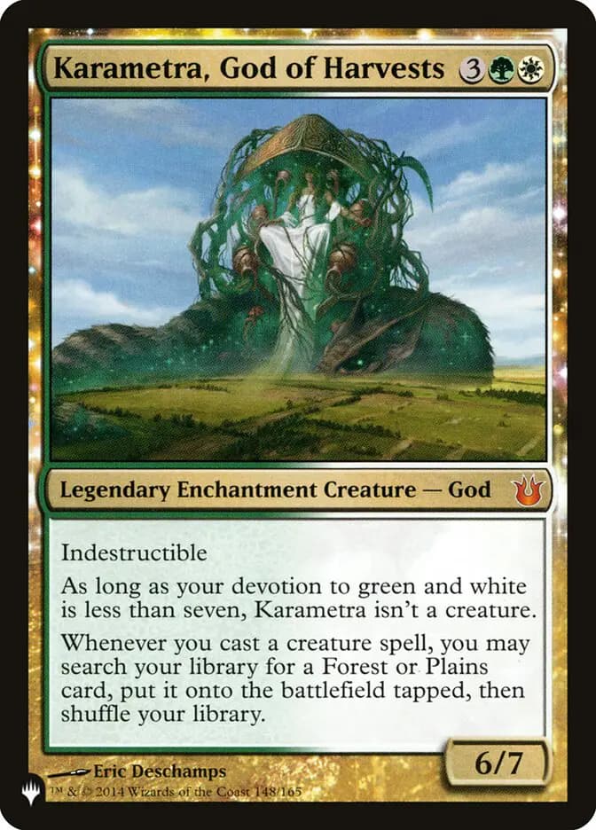 Card image of Karametra, God of Harvests