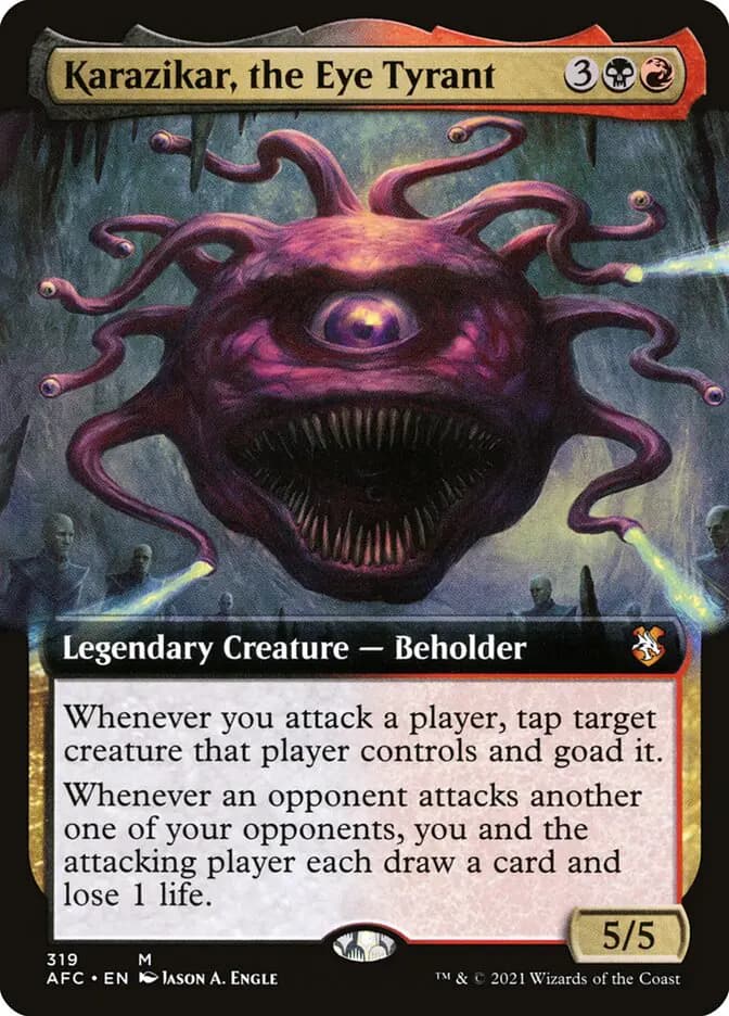 Card image of Karazikar, the Eye Tyrant