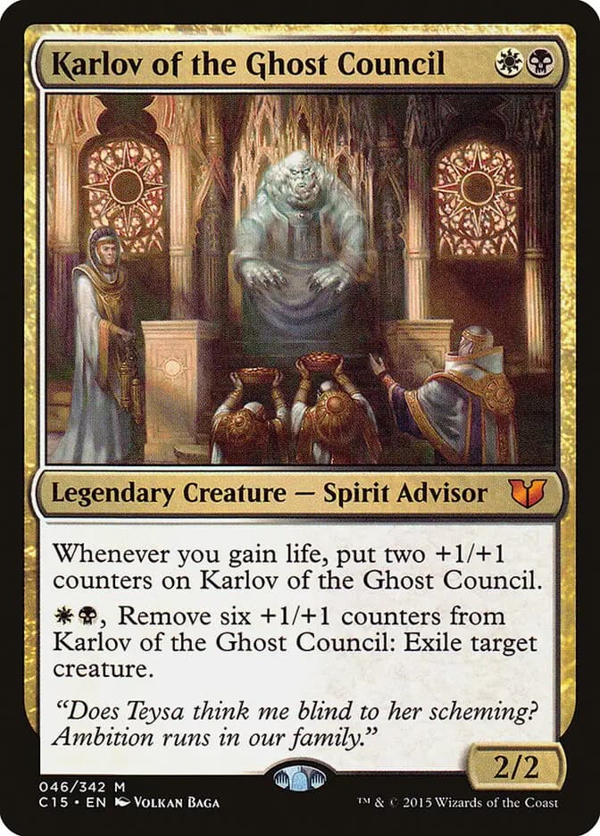 Card image of Karlov of the Ghost Council