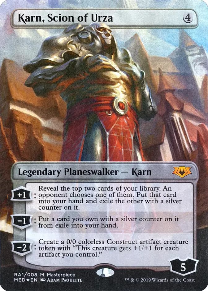 Card image of Karn, Scion of Urza