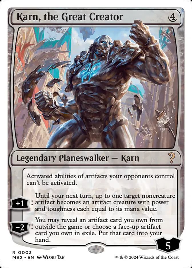 Card image of Karn, the Great Creator