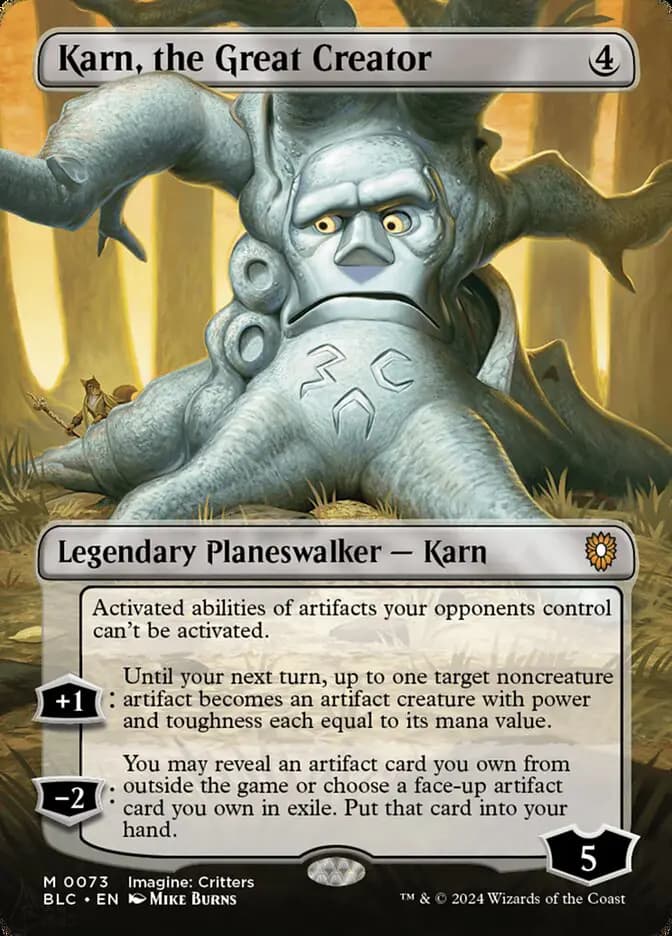 Card image of Karn, the Great Creator