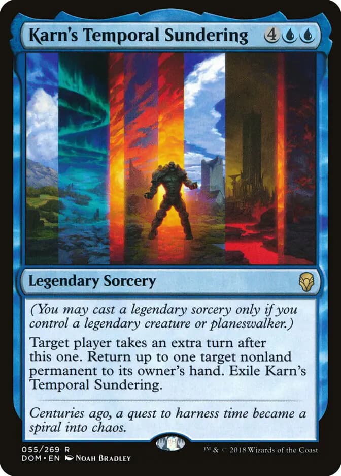 Card image of Karn's Temporal Sundering