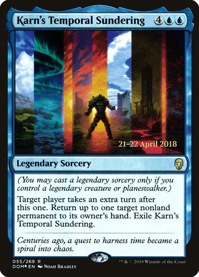 Card image of Karn's Temporal Sundering
