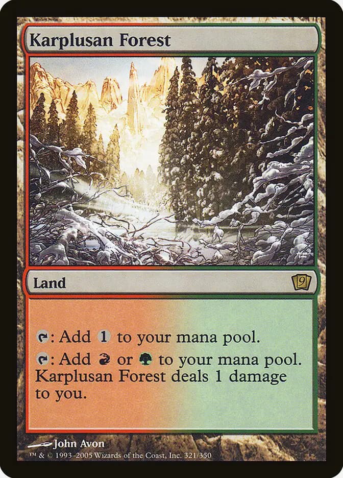 Card image of Karplusan Forest