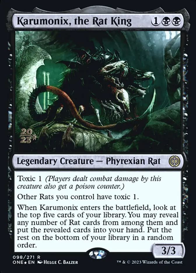 Card image of Karumonix, the Rat King