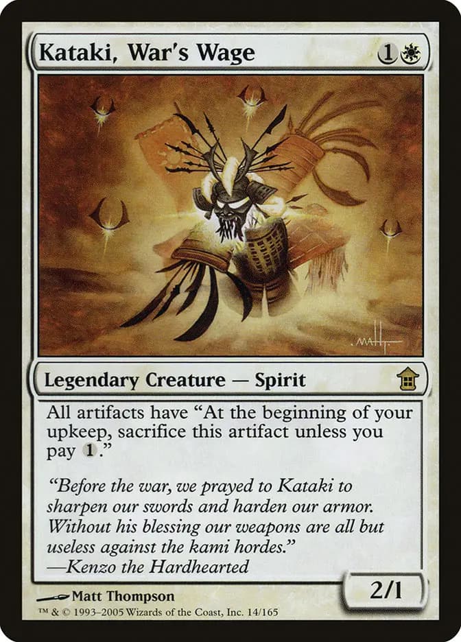 Card image of Kataki, War's Wage