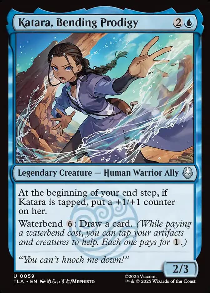 Card image of Katara, Bending Prodigy