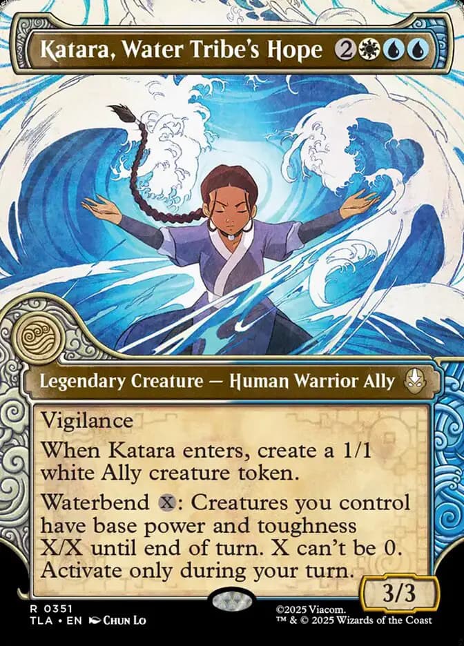 Card image of Katara, Water Tribe's Hope