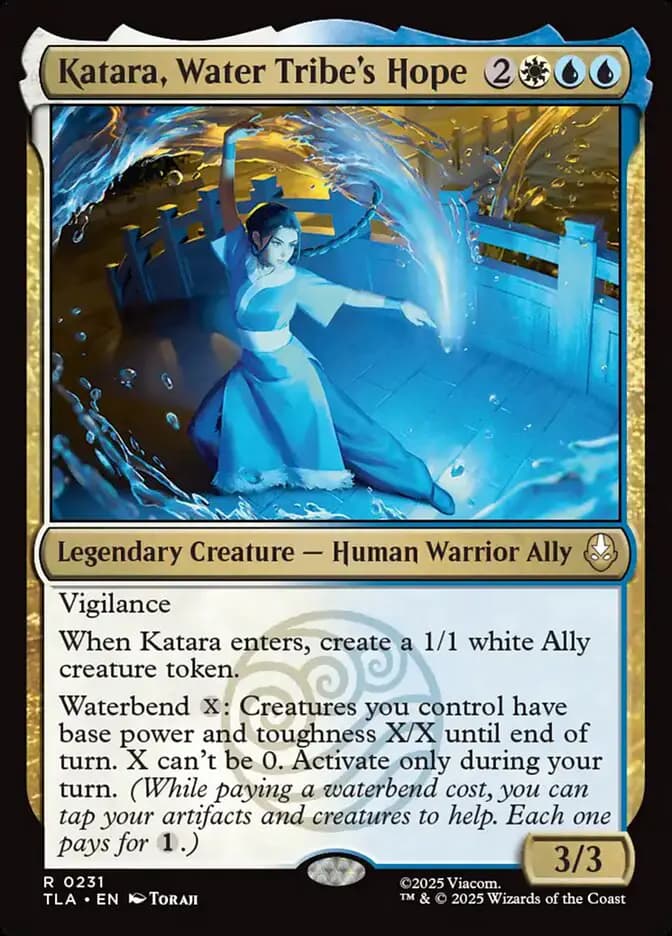 Card image of Katara, Water Tribe's Hope