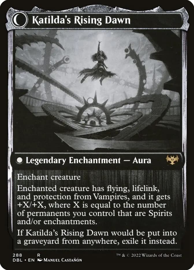Card image of Katilda, Dawnhart Martyr / Katilda's Rising Dawn