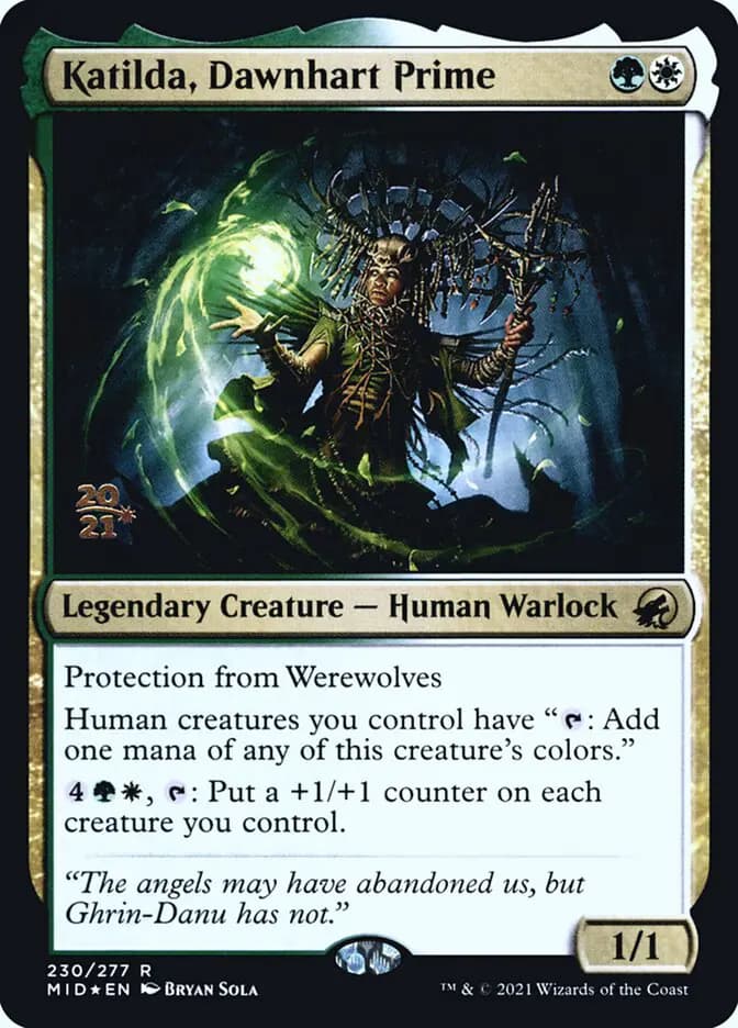Card image of Katilda, Dawnhart Prime