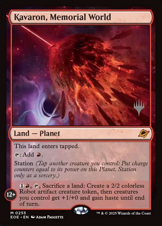 Card image of Kavaron, Memorial World