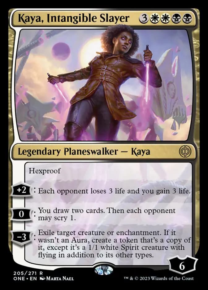Card image of Kaya, Intangible Slayer