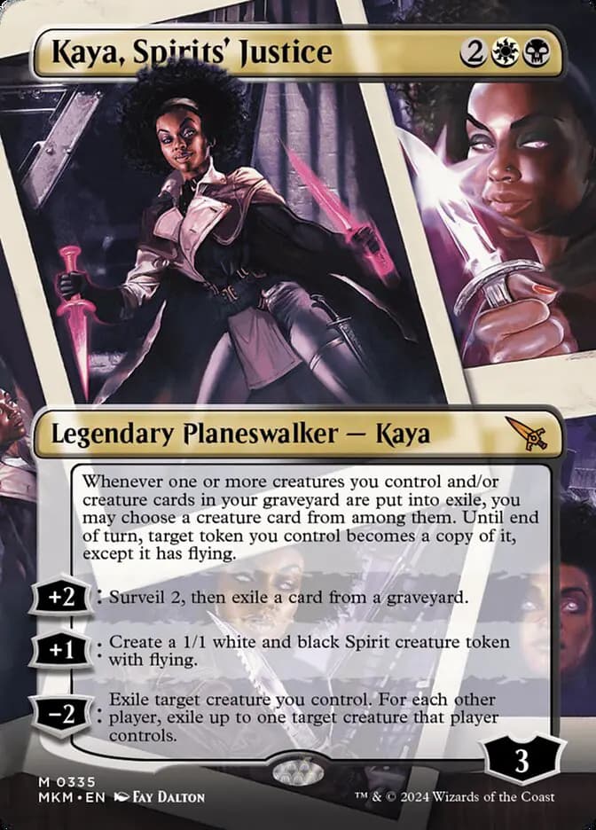 Card image of Kaya, Spirits' Justice
