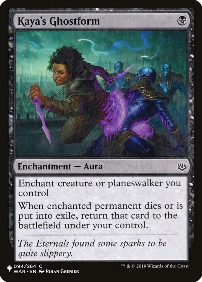 Card image of Kaya's Ghostform
