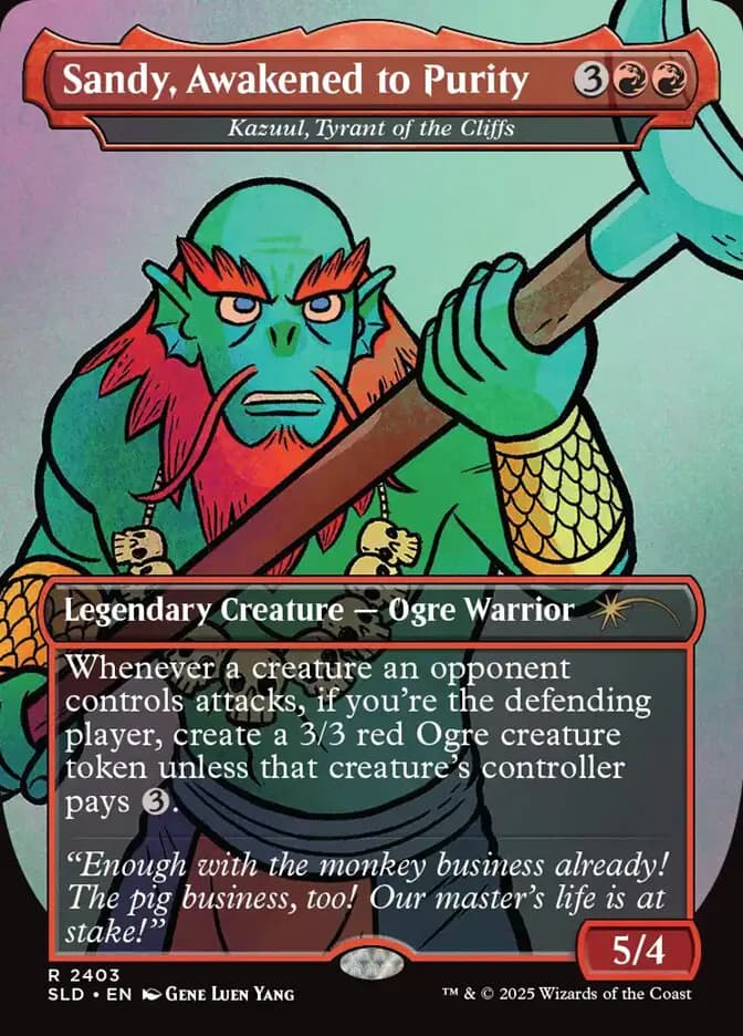 Card image of Kazuul, Tyrant of the Cliffs