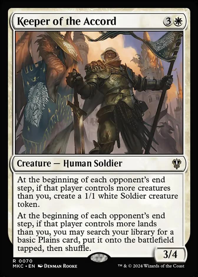 Card image of Keeper of the Accord