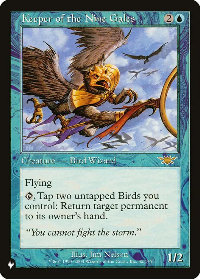 Card image of Keeper of the Nine Gales