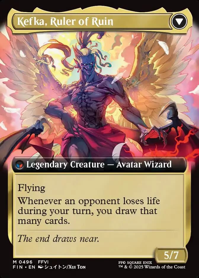 Card image of Kefka, Court Mage / Kefka, Ruler of Ruin