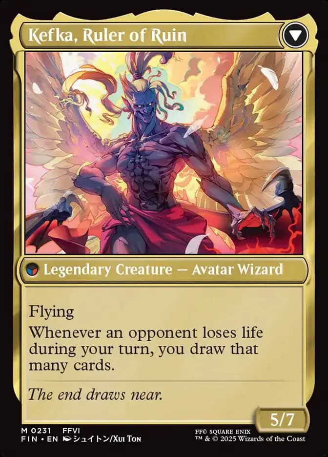 Card image of Kefka, Court Mage / Kefka, Ruler of Ruin