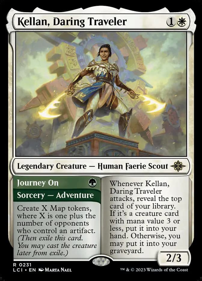 Card image of Kellan, Daring Traveler / Journey On
