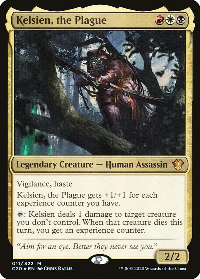 Card image of Kelsien, the Plague