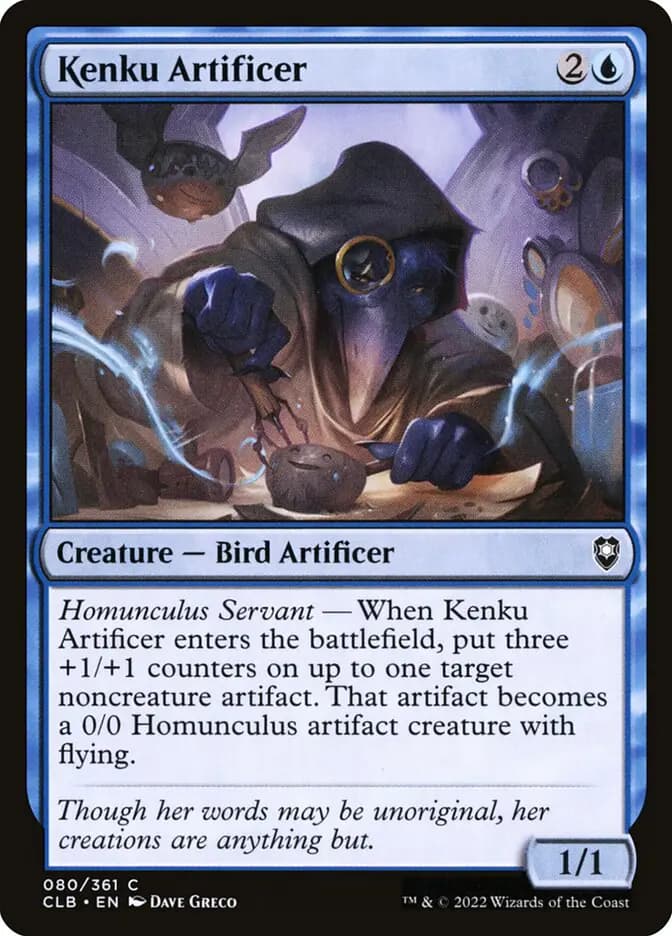 Card image of Kenku Artificer