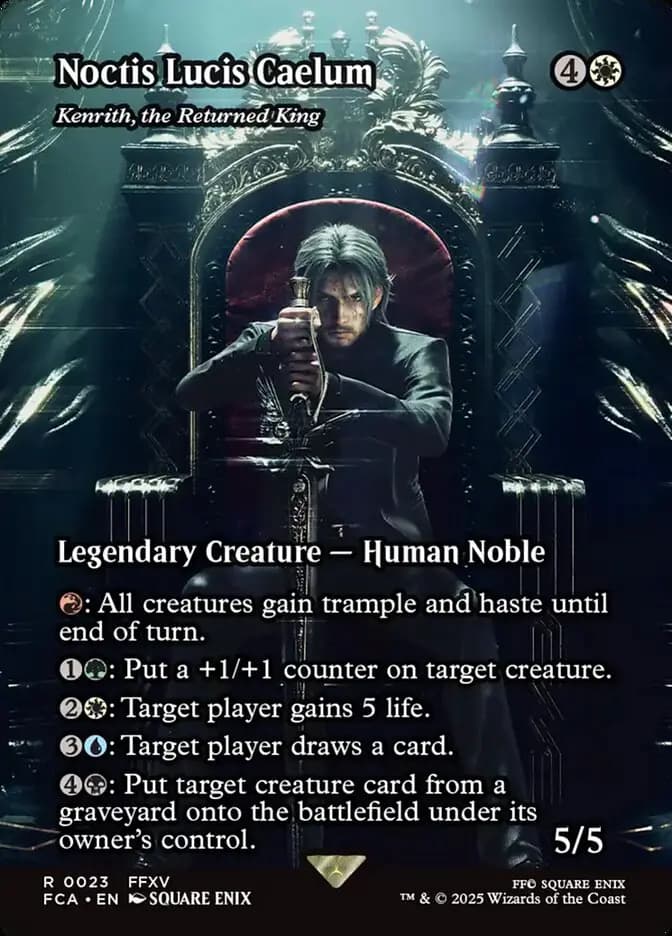 Card image of Kenrith, the Returned King