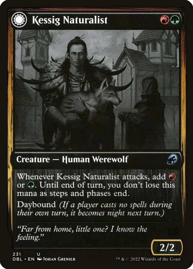 Card image of Kessig Naturalist / Lord of the Ulvenwald