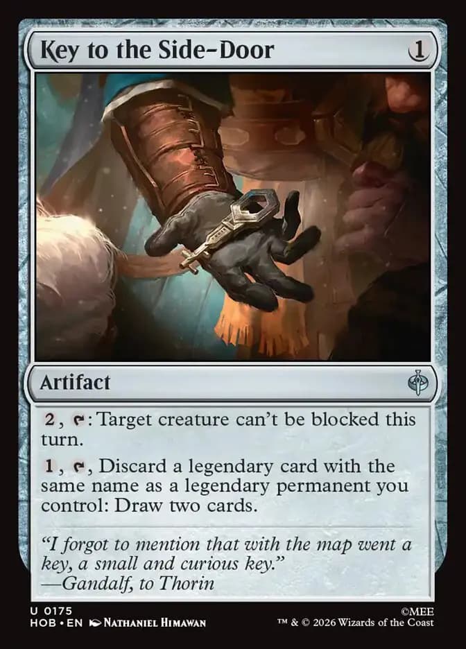 Card image of Key to the Side-Door