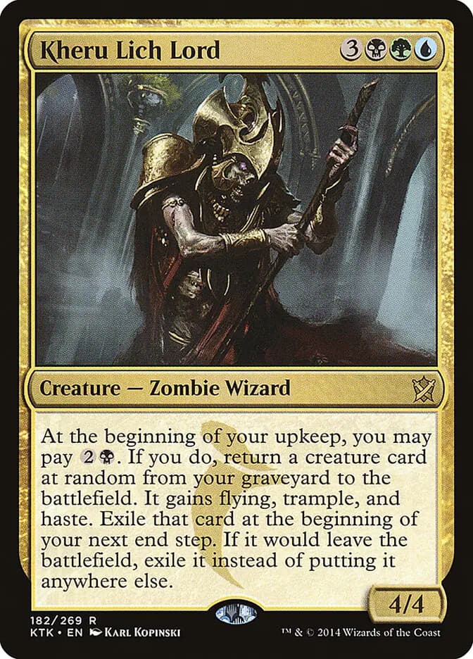 Card image of Kheru Lich Lord