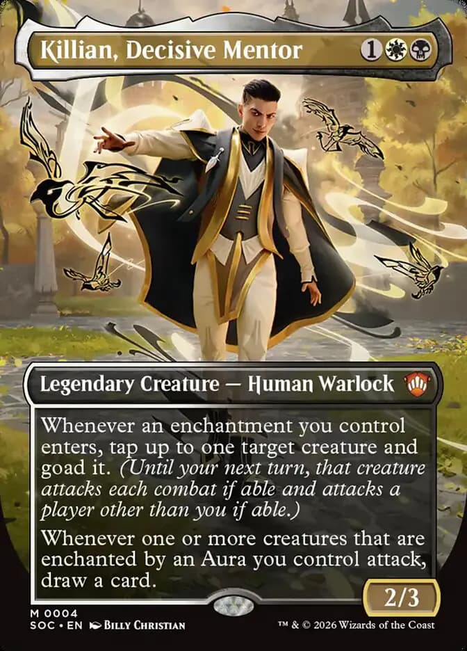 Card image of Killian, Decisive Mentor
