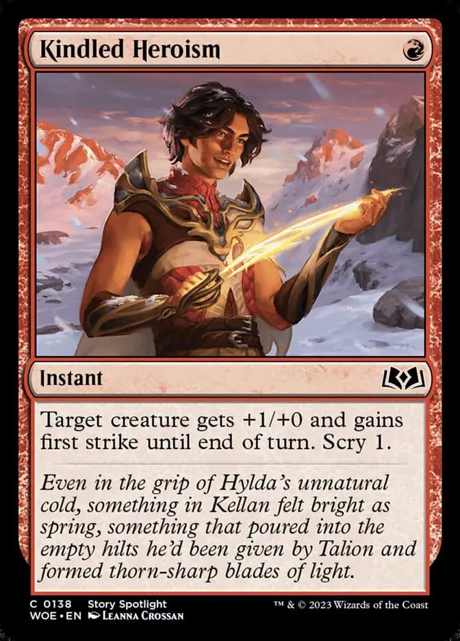 Card image of Kindled Heroism
