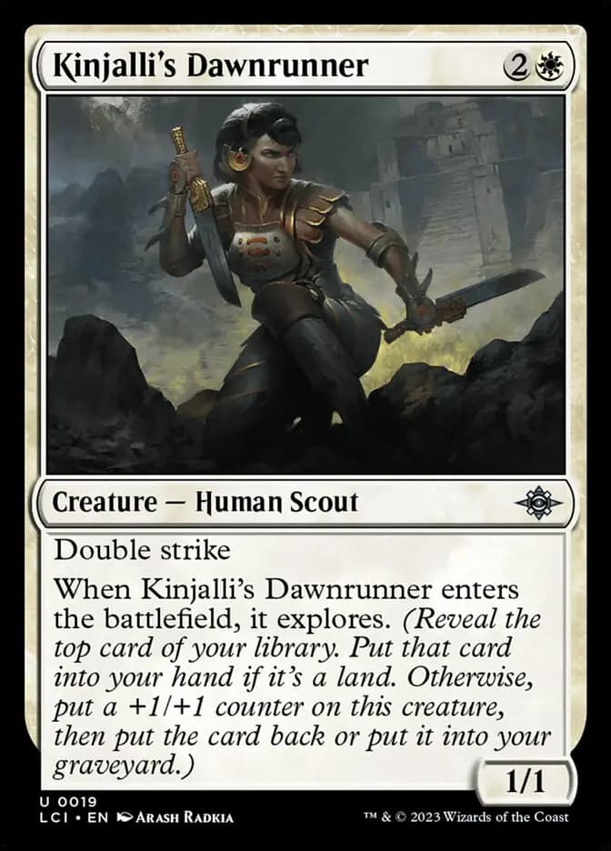 Card image of Kinjalli's Dawnrunner