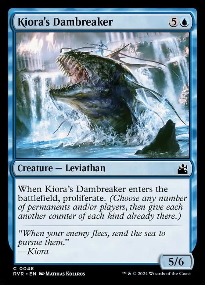 Card image of Kiora's Dambreaker