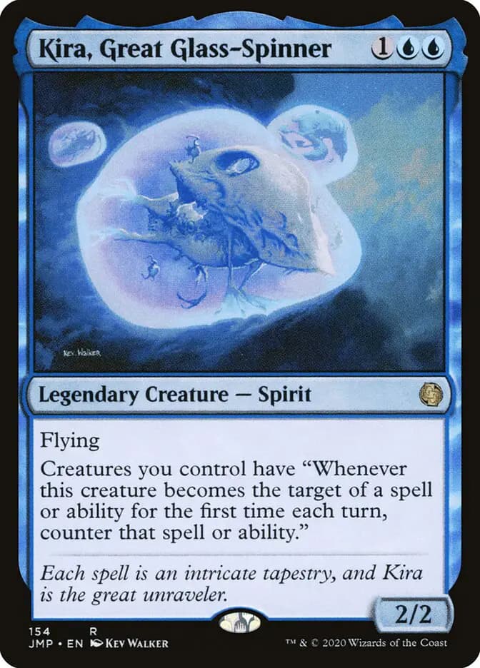 Card image of Kira, Great Glass-Spinner