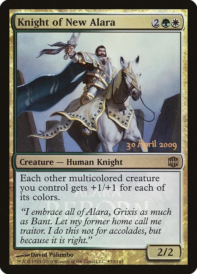 Card image of Knight of New Alara